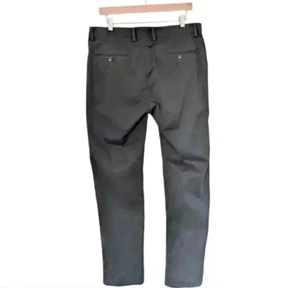Westzeroone Akron Stretch Cotton Pants Grey Straight Leg Trousers Men's size 33 - Picture 4 of 8